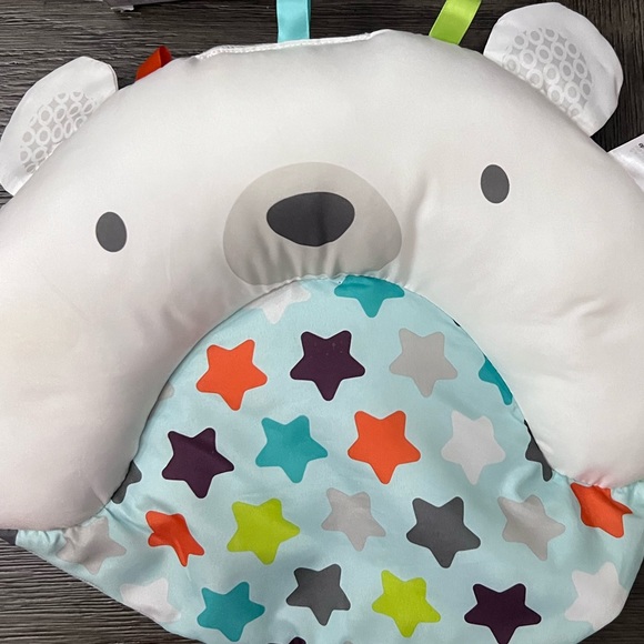 Bright Starts Tummy Time Prop & Play Activity Mat - Polar Bear, Ages Newborn + - Picture 3 of 10